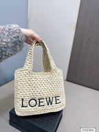 loewe-trend-straw-tote-bag-24x19cm Tote