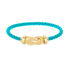 FRED CHANCE LARGE 8 FIGURE BUCKLE NO DIAMOND BRACELET GOLD