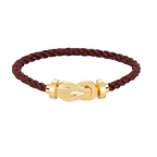 FRED CHANCE LARGE 8 FIGURE BUCKLE NO DIAMOND BRACELET GOLD
