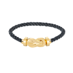 FRED CHANCE LARGE 8 FIGURE BUCKLE NO DIAMOND BRACELET GOLD