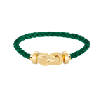 FRED CHANCE LARGE 8 FIGURE BUCKLE NO DIAMOND BRACELET GOLD