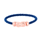 FRED CHANCE LARGE 8 FIGURE BUCKLE NO DIAMOND BRACELET ROSE GOLD