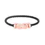 FRED CHANCE LARGE 8 FIGURE BUCKLE NO DIAMOND BRACELET ROSE GOLD