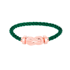 FRED CHANCE LARGE 8 FIGURE BUCKLE NO DIAMOND BRACELET ROSE GOLD