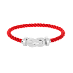 FRED CHANCE LARGE 8 FIGURE BUCKLE NO DIAMOND BRACELET SILVER