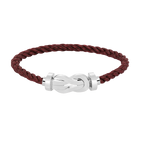 FRED CHANCE LARGE 8 FIGURE BUCKLE NO DIAMOND BRACELET SILVER