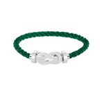 FRED CHANCE LARGE 8 FIGURE BUCKLE NO DIAMOND BRACELET SILVER