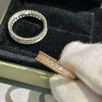 VCA PERLEE DIAMOND SILVER RING