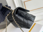 chanel-coco-handle-black-bag-handle-flap-small-mini-bag-black-24x14x10cm Handle