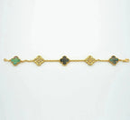VCA CLOVER 5 MOTIF GRAY MOP BRACELET COLLECTION