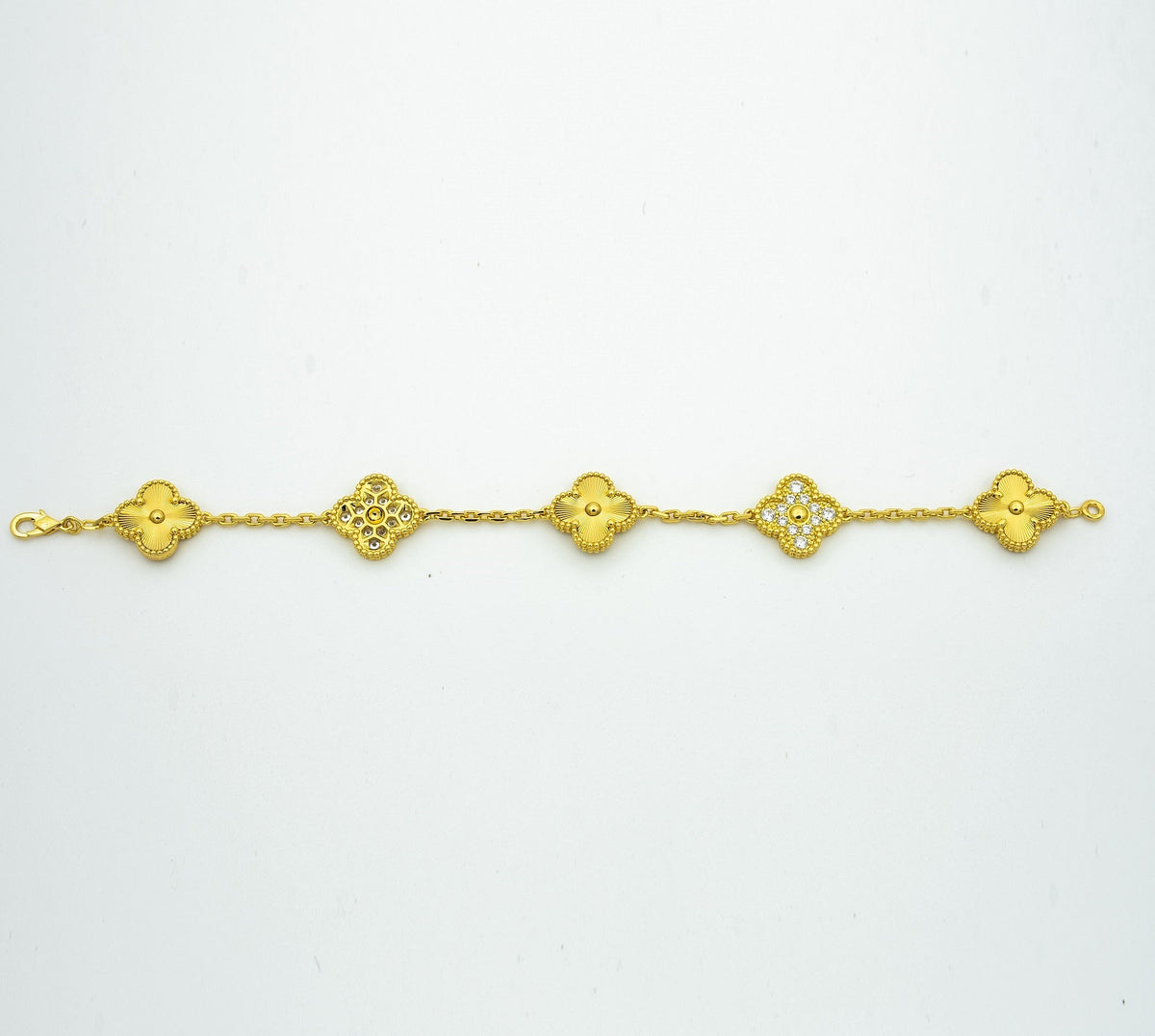 VCA CLOVER 5 MOTIF LASER BRACELET COLLECTION