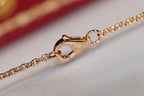 CARTIER LOVE NECKLACE PINK GOLD AND SILVER