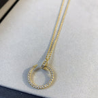 CARTIER JUSTE NECKLACE GOLD DIAMONDS