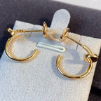 CARTIER JUSTE EARRINGS PINK GOLD