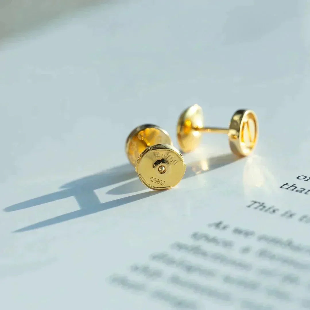 CARTIER LOVE EARRINGS GOLD 10MM
