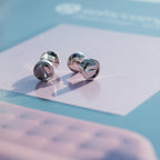 CARTIER LOVE EARRINGS SILVER 10MM