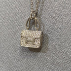 HERMES CONSTANCE PEDANT DIAMOND NECKLACE