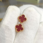 VCA CLOVER MINI GOLD EARRINGS