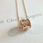 VCA PERLEE PEDANT NECKLACE GOLD / ROSE GOLD