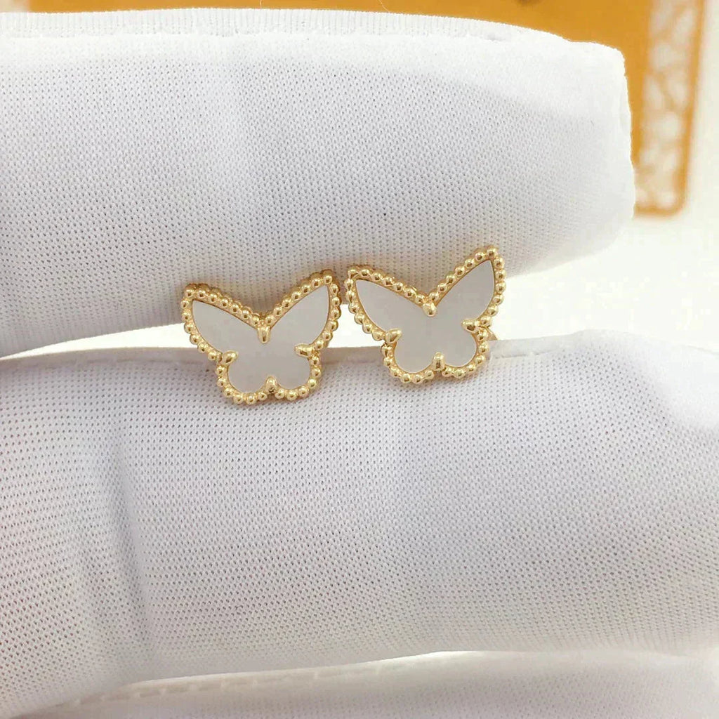 VCA SWEET BUTTERFLY MOP EARSTUDS