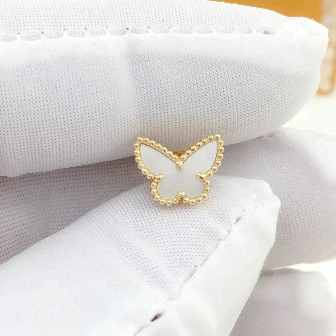 VCA SWEET BUTTERFLY MOP EARSTUDS