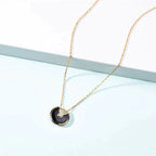 CARTIER AMULETTE GOLD CARNELIAN ONYX NECKLACE