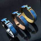 HERMES H BRACELET BLUE RAINBOW CERAMIC