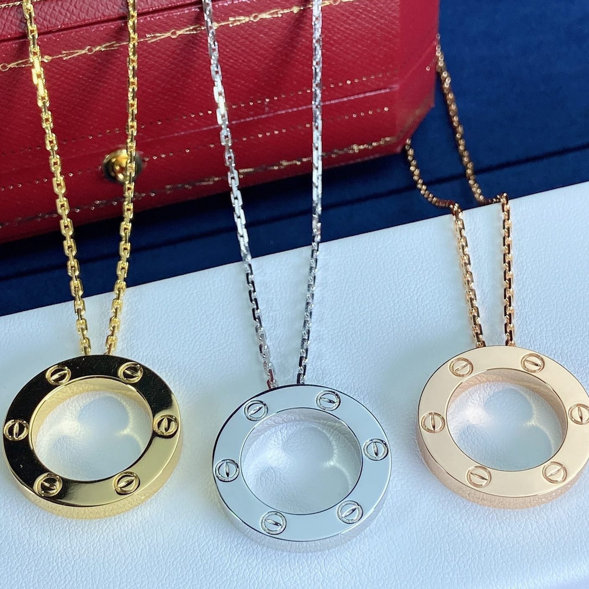 CARTIER LOVE NECKLACE 16MM