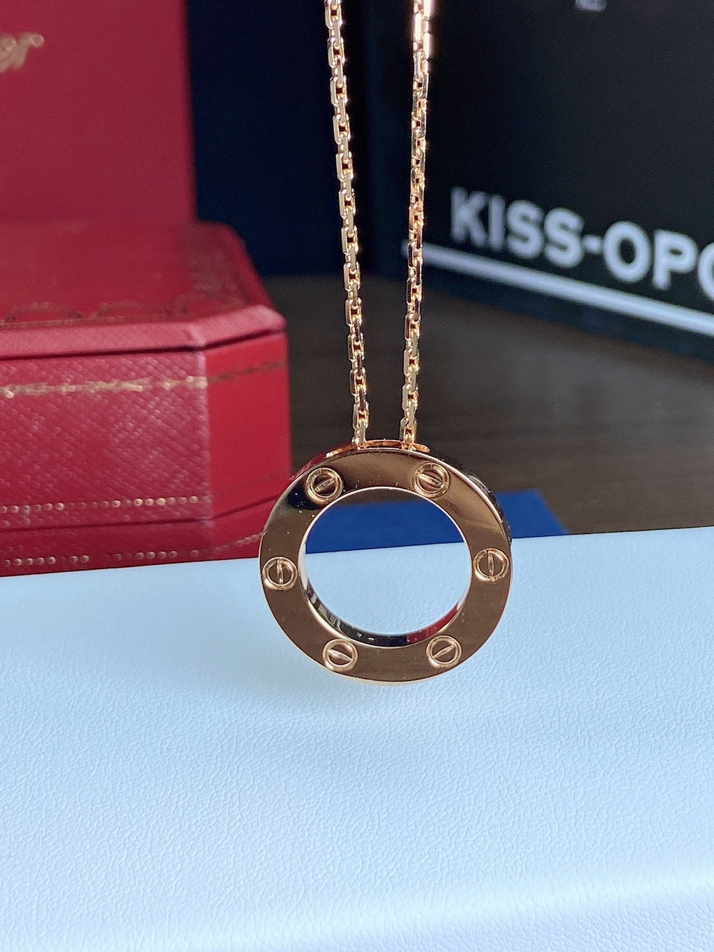 CARTIER LOVE NECKLACE 16MM