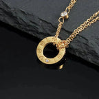 CARTIER LOVE NECKLACE 16MM 2 DIAMONDS