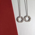 CARTIER LOVE NECKLACE ADJUSTABLE SILVER