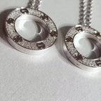 CARTIER LOVE NECKLACE ADJUSTABLE SILVER