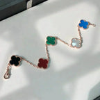 VCA CLOVER 5 MOTIFS MULTICOLOR BRACELET