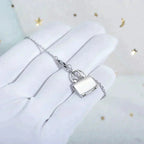 HERMES AMULETTE PEDANT SILVER NECKLACE
