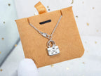 HERMES AMULETTE PEDANT SILVER NECKLACE