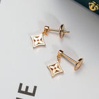 LOUIS VUITTON STAR EARRINGS GOLD