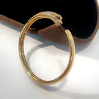CARTIER PANTHERE GOLD DIAMOND OPEN BRACELET