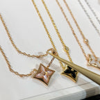 LOUIS VUITTON STAR BLACK MOP NECKLACE