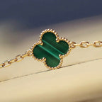 VCA CLOVER 20 MOTIFS MALACHITE GOLD