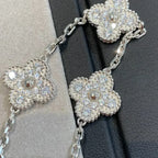 VCA CLOVER 5 MOTIF FULL DIAMOND BRACELET COLLECTION