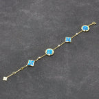 LOUIS VUITTON STAR AND SUN TURQUOISE 4 MOTIFS 3 DIAMONDS