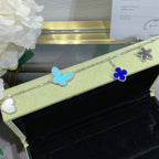 VCA LUCKY SPRING SILVER BRACELET 4 MOTIF