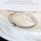 HERMES KELLY BRACELET DIAMOND PAVED
