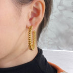 CARTIER CLASH HOOP EARRINGS