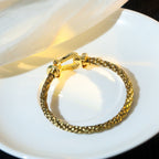 FRED FORCE 10 GOLD GREEN DIAMOND PAVED