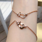 FRED FORCE 10 PINK GOLD DIAMOND NECKLACE