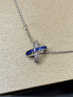 CHAUMET LIENS DIAMOND SILVER NECKLACE