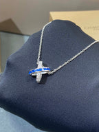 CHAUMET LIENS DIAMOND SILVER NECKLACE