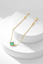 VCA CLOVER BRACELET MALACHITE 1 MOTIF
