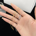 FRED FORCE 10 FULL DIAMOND BUCKLE CHAIN LINK MINI MODEL BRACELET